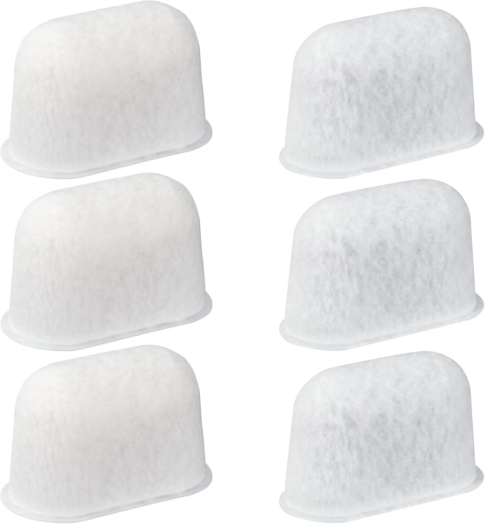 [BRSREFD5DJ7QYF37] 6pcs Resin & Activated Carbon Water Filters for Breville Coffee Machines, Espresso Machine Water Filter Replacement for Coffee Makers