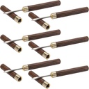 6 Pack 6.4" Ice Picks with Safety Cover,Pick Tool for Breaking Ice Ice Dispenser for Bartending, Ice Hockey Shaving, Bar, Banquet, Camping