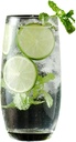 Simple and exquisite straight glass long island iced tea mixing glass for bar-[530ml] Mojito Cup