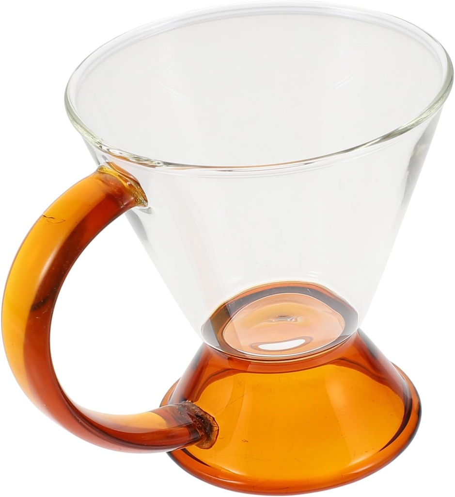 GLEAVI Retro Coffee Pot Glass Coffee Maker Easy to Clean Teapot for Home Office Stylish Design for Coffee Lovers