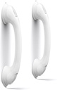 AirTight® Grab Bars for Shower Heavy-Duty (2Pack) 16-Inch ADA Compliant Grab Bar for Seniors Shower Handles for Elderly Suction Handicap Safety Handrail for Bathroom Bathtubs Toilet Tiles White
