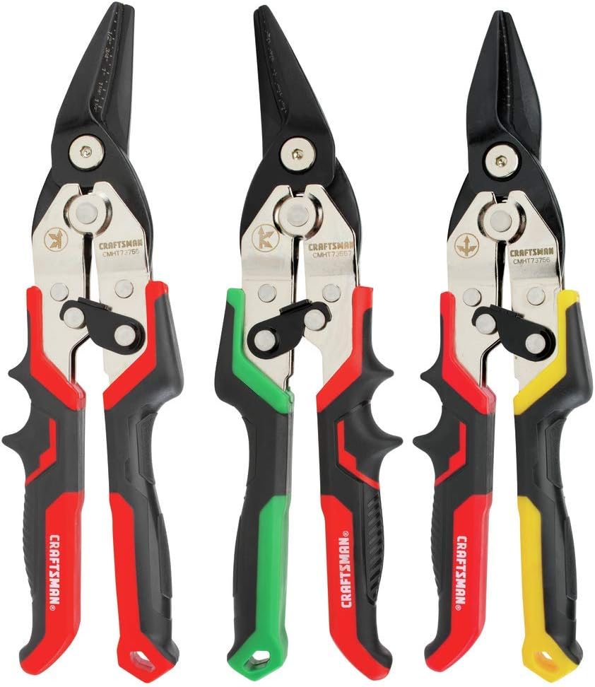 CRAFTSMAN Aviation Snips, 3Piece Set (CMHT73558)