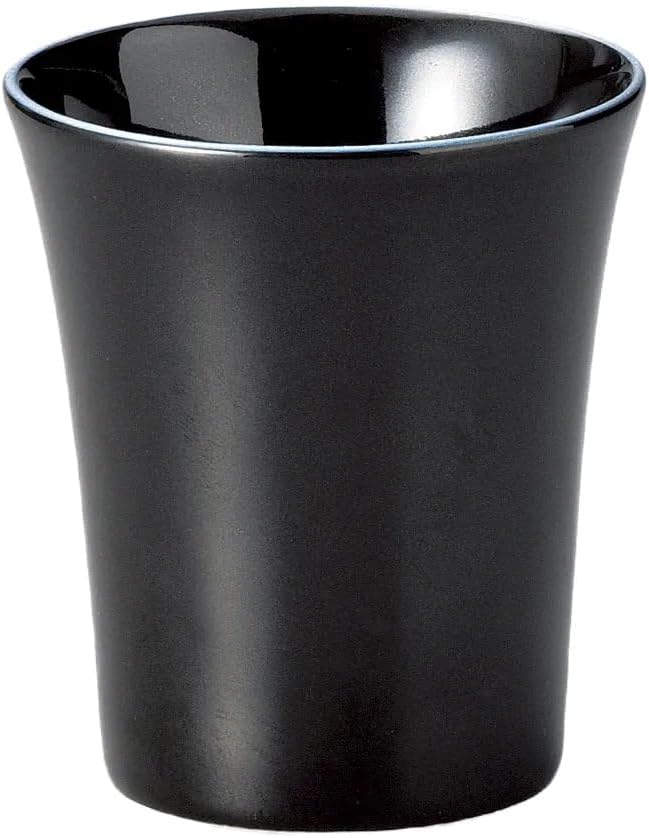 セトモノホンポ(Setomonohonpo) Snake Eye Blue Black Gloss Glass | Guinomi (6 x 7 cm (80 cc)