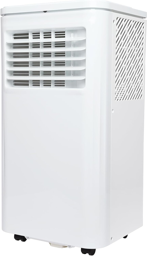 10,000 BTU Portable Air Conditioner 3-in-1 Cooling Dehumidifier & Fan, Cools Up to 450 Sq Ft, LED Display & Remote Control, Eco-Friendly R32, Low Noise, 360° Wheels with Sliding Window Kit