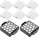 Colorfullife Filters for Shark Navigator Zero-M Self-Cleaning Brushroll Pet Pro Upright Vacuum ZU60 ZU62 ZU62C NV251,NV255, Replacement Parts Parts #1238FT60&1239FT60