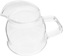 Glass Frothing Pitcher Creamer Cup for Coffee Tea Sauces Easy to Clean Ergonomic Design for Home Use