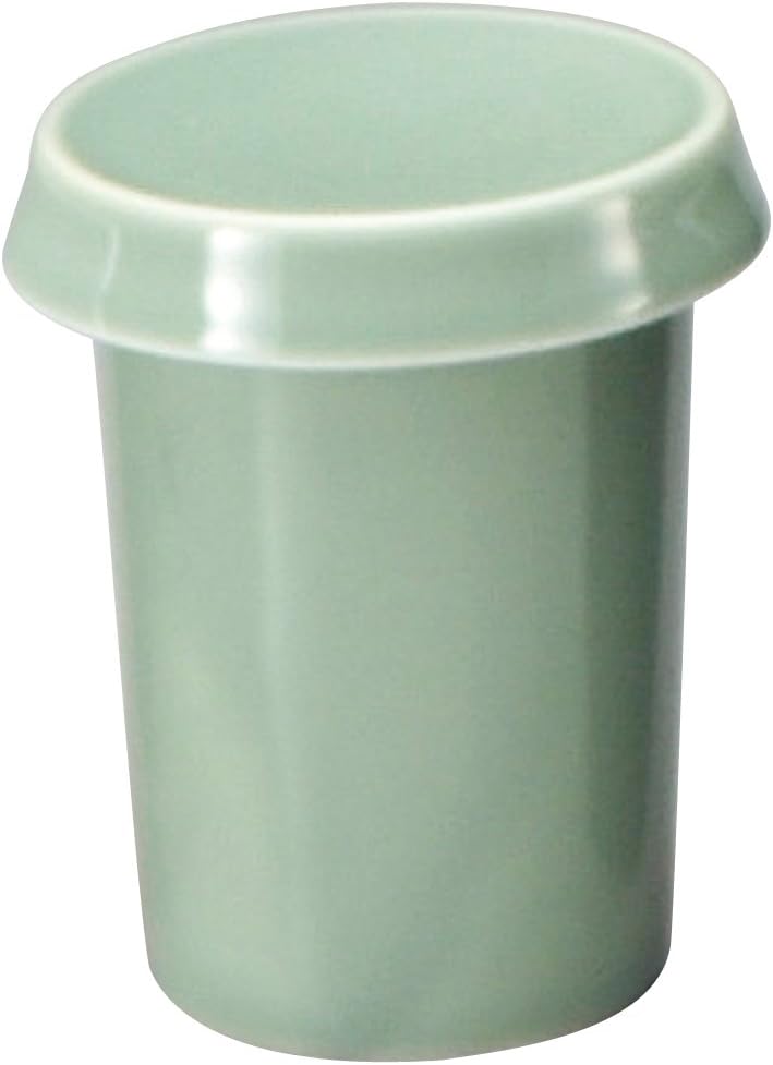 Yamashita Kogei 14082570 Glass Guinomi Blue 6.1 fl oz (180 cc) Tenryuji Celadon Fin Sake with Lid