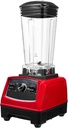 2L Smoothie Maker, 3HP 2200W Commercial Countertop Blender Electric Adjustable Speed Mixer Juicer for Frozen Fruit, Crushing Ice, Veggies, Shakes and Smoothie (Red)