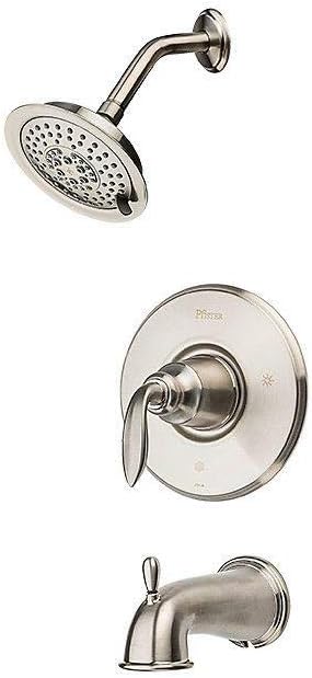 Pfister LG89-8CBK Avalon Tub & Shower Trim Kit 1.8 gpm Brushed Nickel