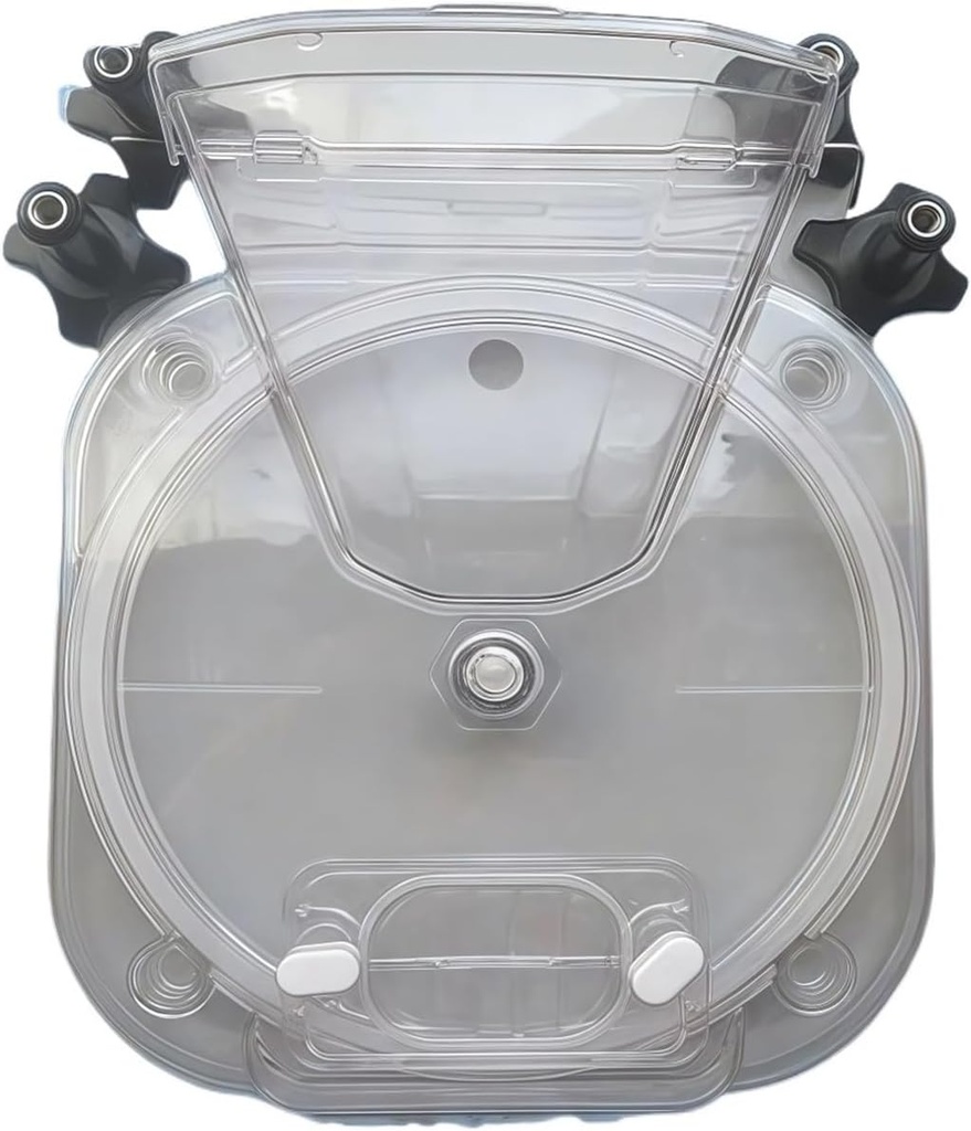Transparent Front Panel Door For Ice Cream Front Panel Distributing Valve Block Compatible For YKF VEVOR Hard Gelato Ice Cream Machine Accessories Spare Part With Seal Rings Ice Cream Replacement