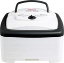 Nesco FD-80A Square Shaped Food Dehydrator, For Snacks, Fruit, Beef Jerky, White