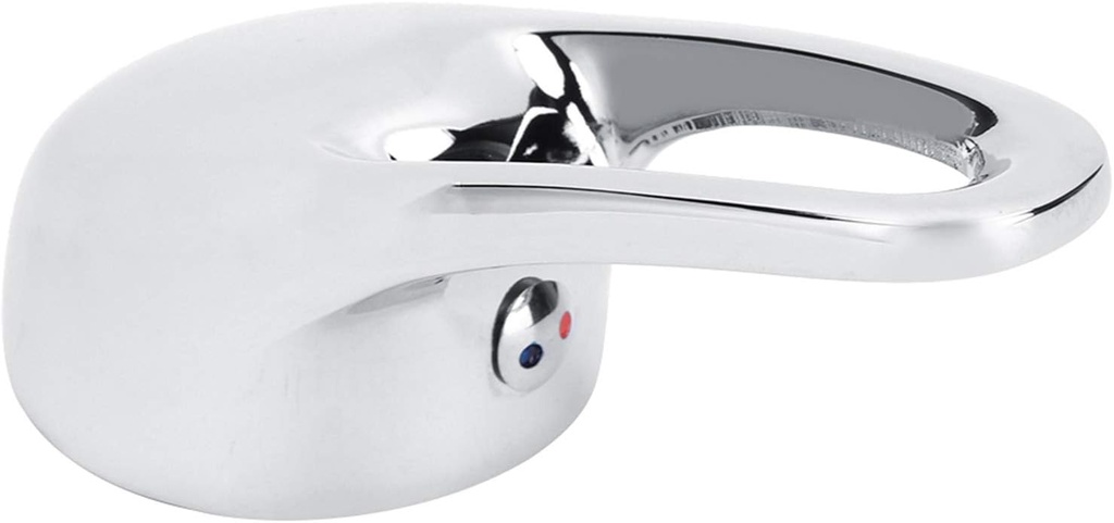 Hyuduo Tap Lever Handle, Faucet Handle Chrome Plated Zinc Alloy Bathroom Single Lever Faucet Handle Replacement for 35mm Valve Core Bathroom, Faucet Handles