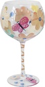 Lesser & Pavey Busy Lizzie Butterflies Gin Glass Lynsey Johnstone for Cold & Hot Drinks | Stylish Gin Drinking Glasses for Water & Cold Drinks | Lovely Gin Glasses Tableware Gifts for Women & Men