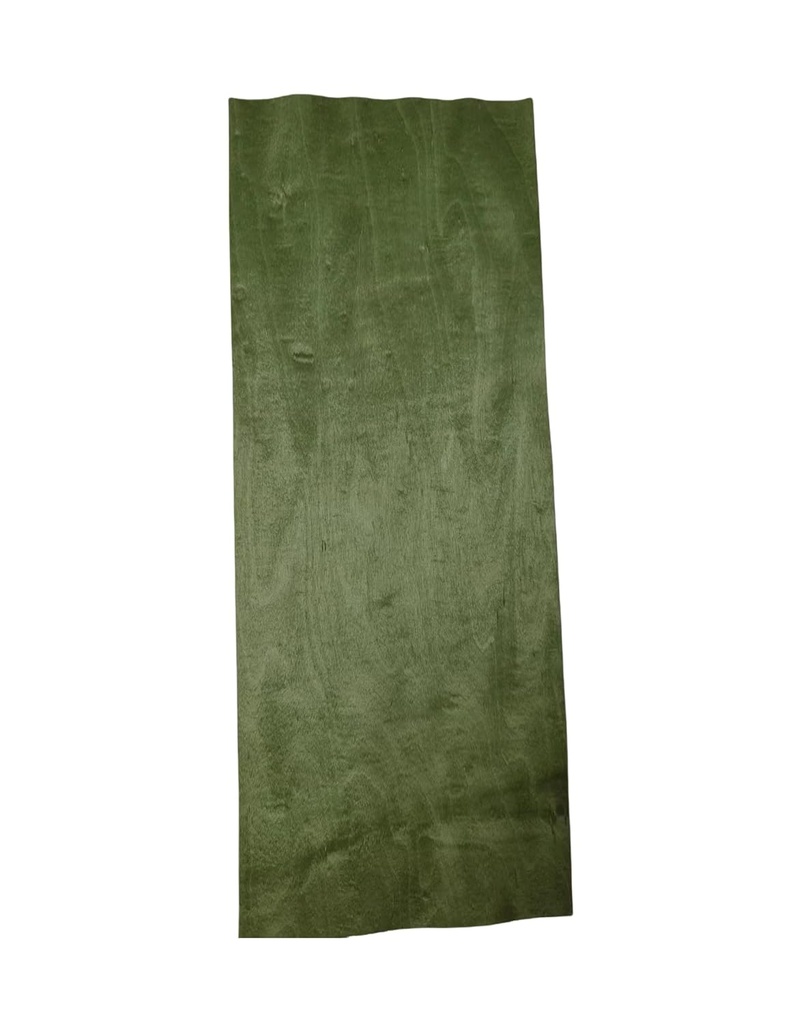 Dyed Maple Veneer (Grass Green), Pack of 3 Pieces, Suitable for Skateboard fingerboards and Handmade Crafts. 20” x 8”