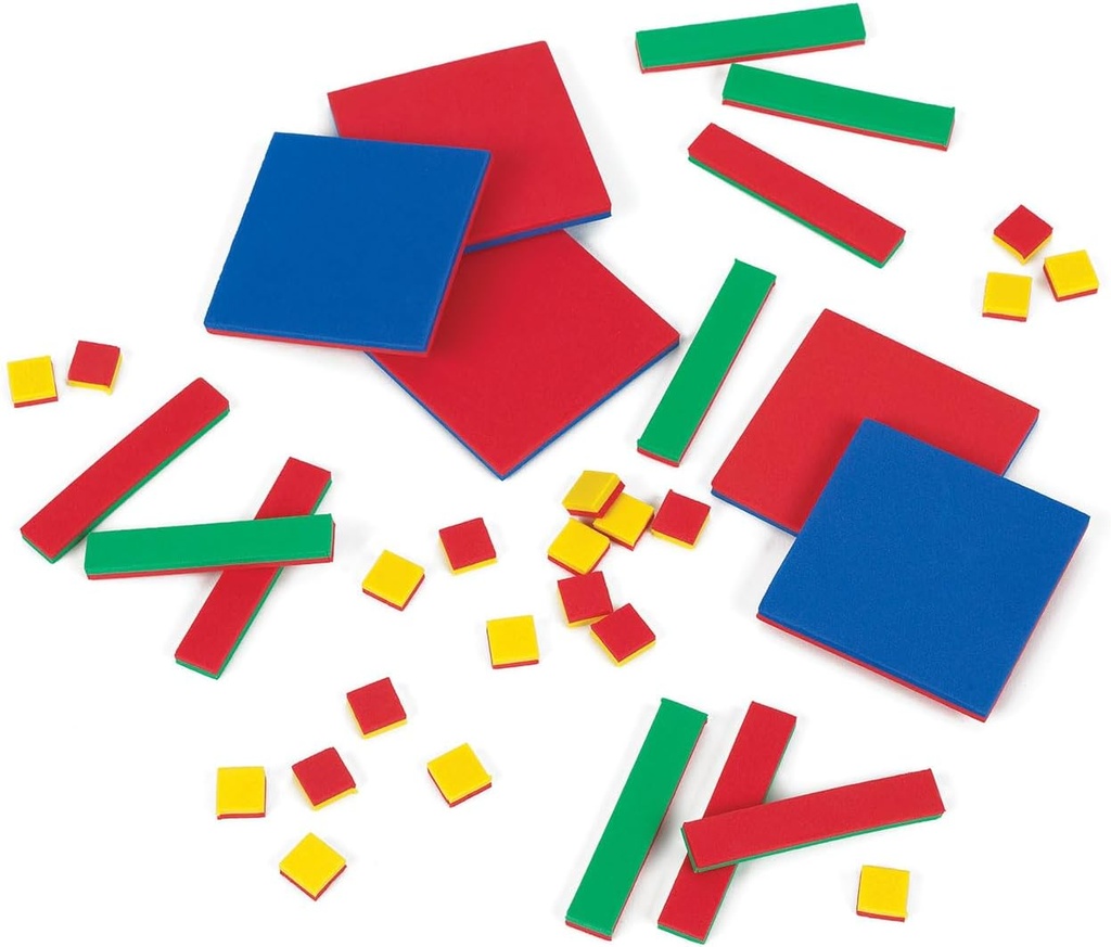 EAI Education QuietShape® Foam Algebra Tiles - Standard Set of 35