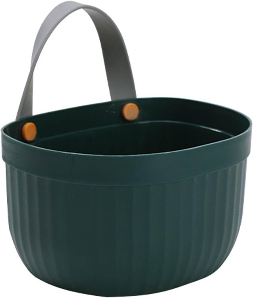 Plastic Hanging Basket, Onion Ginger Garlic Storage Basket, Decorative Mini Storage Baskets, Punch Free Wall Hanging Fruit Storage Basket for Kitchen Bathroom