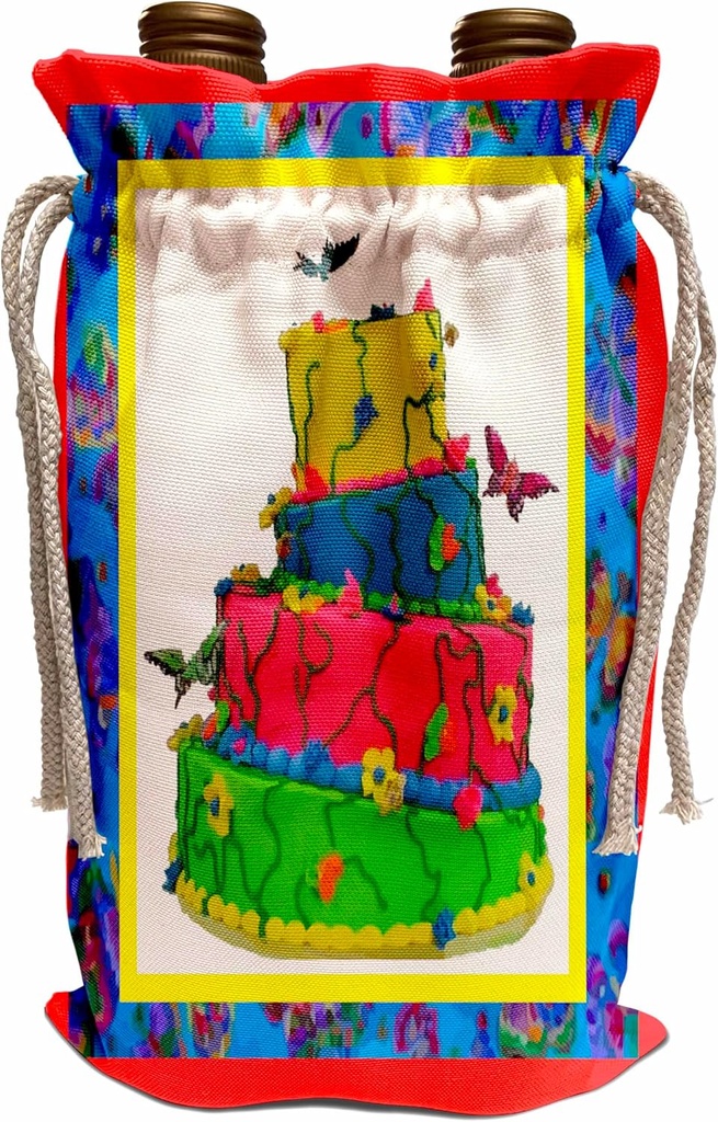 Wine Bag - Social Butterfly Cake Designs Dessert Themes