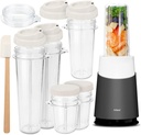 Tribest PB-420GY-A Personal Blender II, Mason Jar Ready Family Pack Blender, Gray