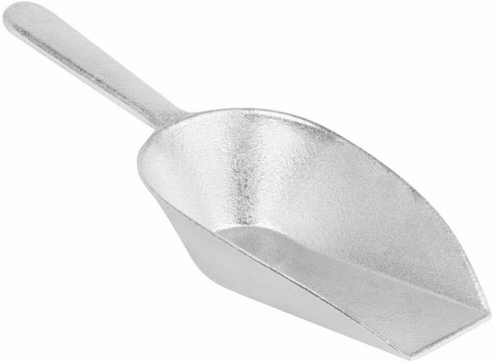 For 16 oz Flat Bottom Aluminum Scoop, Utility Scoop by Pinch, Heavy Duty
