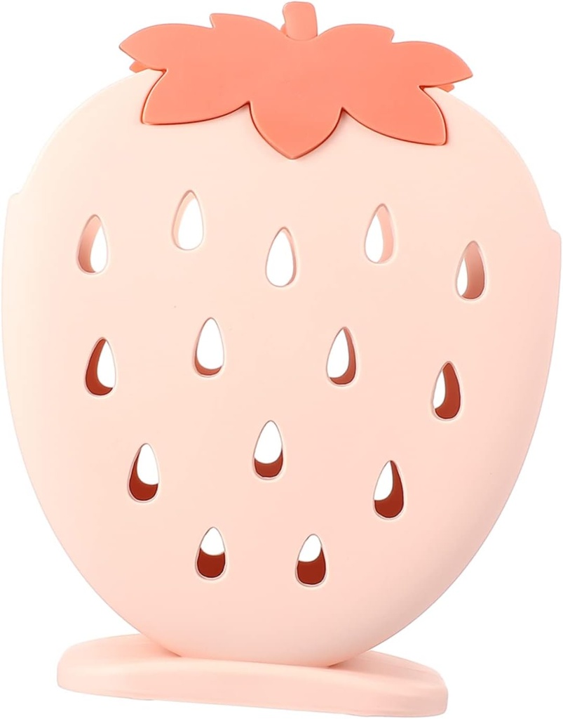 Hanging Kitchen Storage Basket Plastic Cutlery Draining Rack for Easy Organization Space-saving Design for Spoons Forks Knives for Home Use Light Pink