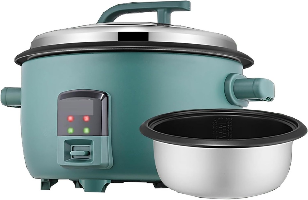 Rice Cooker (8-45L) Commercial Large Rice Cooker, for Canteen Restaurant Construction School, for 8-70 People，Can Be Used US/EU(13L)