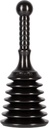 Master Plunger MPS4 Sink & Drain Plunger for Kitchen Sinks, Bathroom Sinks, Showers, and Bathtubs. Small and Strong Design with Large Bellows Commercial & Residential Use, Black