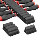 Ernst Manufacturing Screwdriver Pro - Modular Screwdriver Organizer for 26 Tools with Anti-Slip Base, Black - Made in the USA