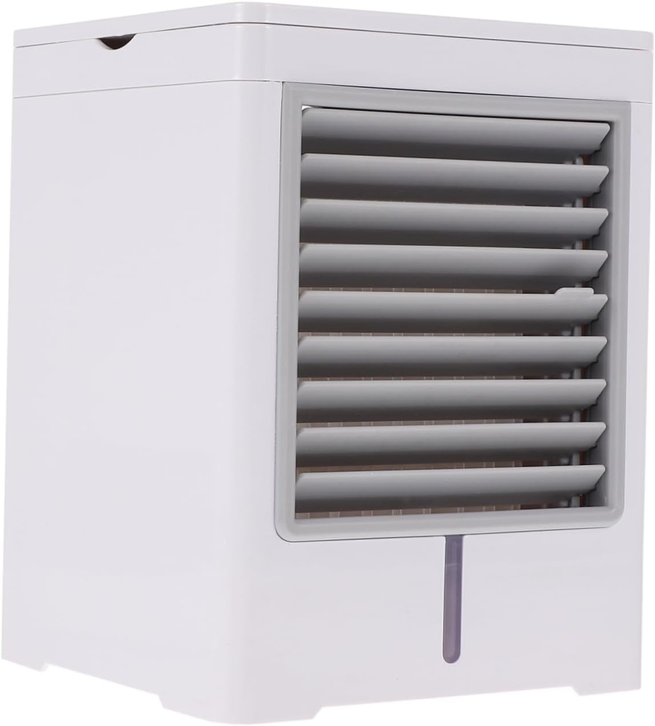 KICHOUSE 1set Portable Usb Mini Air Conditioner Efficient Desktop Air Cooler Water Tank Cooling Modes for Bedroom Office and Travel Use