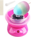 Nostalgia Cotton Candy Machine for Kids, Portable Cotton Candy Makers with 450W Efficient Electric Heating and Food Grade Splash-Proof Plate for Birthday Family Party Gift, Includes Sugar Spoon & 10 Bamboo Sticks