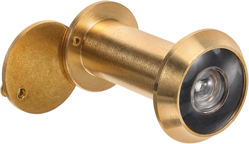 Gadpiparty Adjustable Copper Door Viewer Wide Angle Theft Peephole for Enhanced and Apartments Peephole Viewer