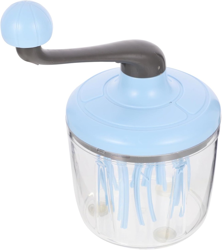 Whisk Rotary Mixer Manual Hand Crank Beater for Batter Compact Kitchen Tool for Easy Mixing Baking Cooking Lightweight and Ergonomic Design