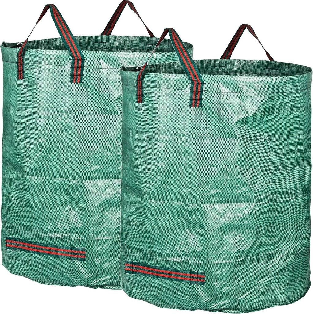 GardenMate 2-Pack 132 Gallons Reusable Garden Waste Bags (H34, D34 inches) - Yard Waste Bags