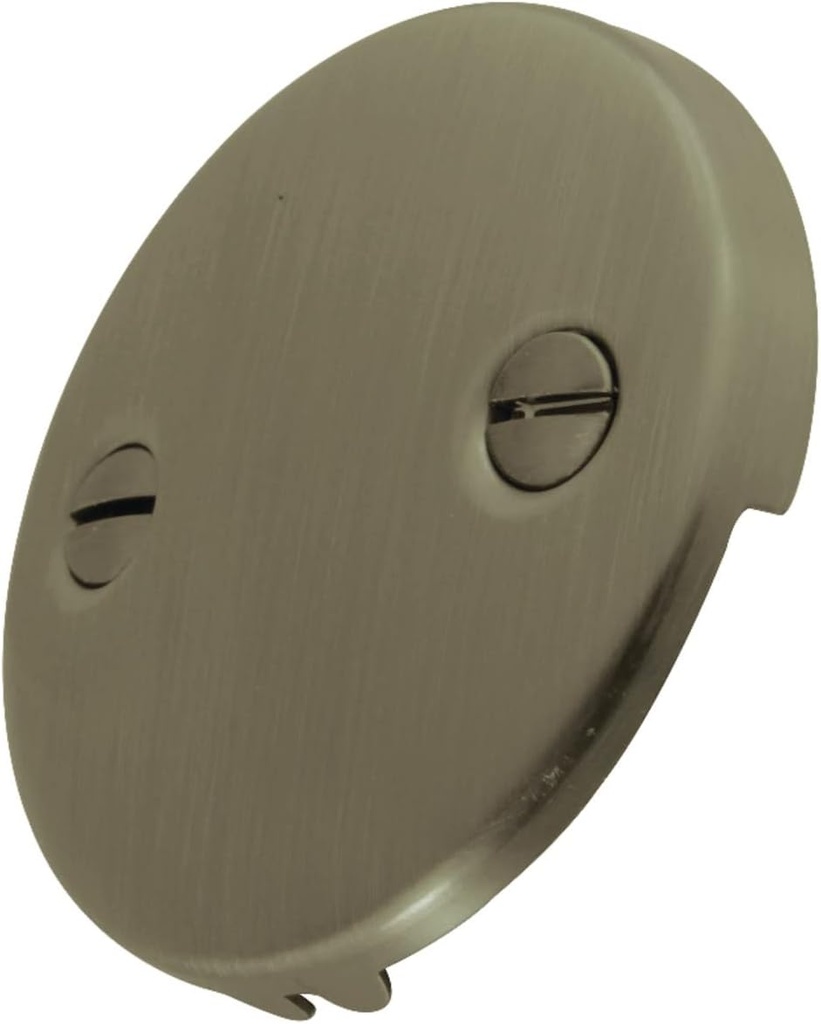 Kingston Brass DTT103 Bathtub Overflow Plate, Antique Brass