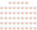 50Pcs Clear Cake Boxes, Mini Cupcake Boxes Cake Carrier Box with Lid and Handle Square Dessert Boxes 50 Sets Square Clear Cake Boxes for Birthday Wedding Home Party Hotel (4.72*3.94*3.15in)