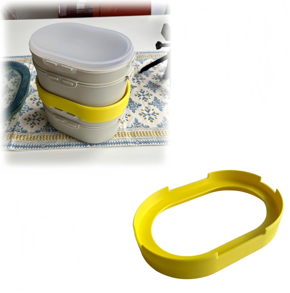 Stacking Adapter for IKEA UTBJUDA Lunch Boxes, Secure Connector for Vertical Storage, Space-Saving Organizer