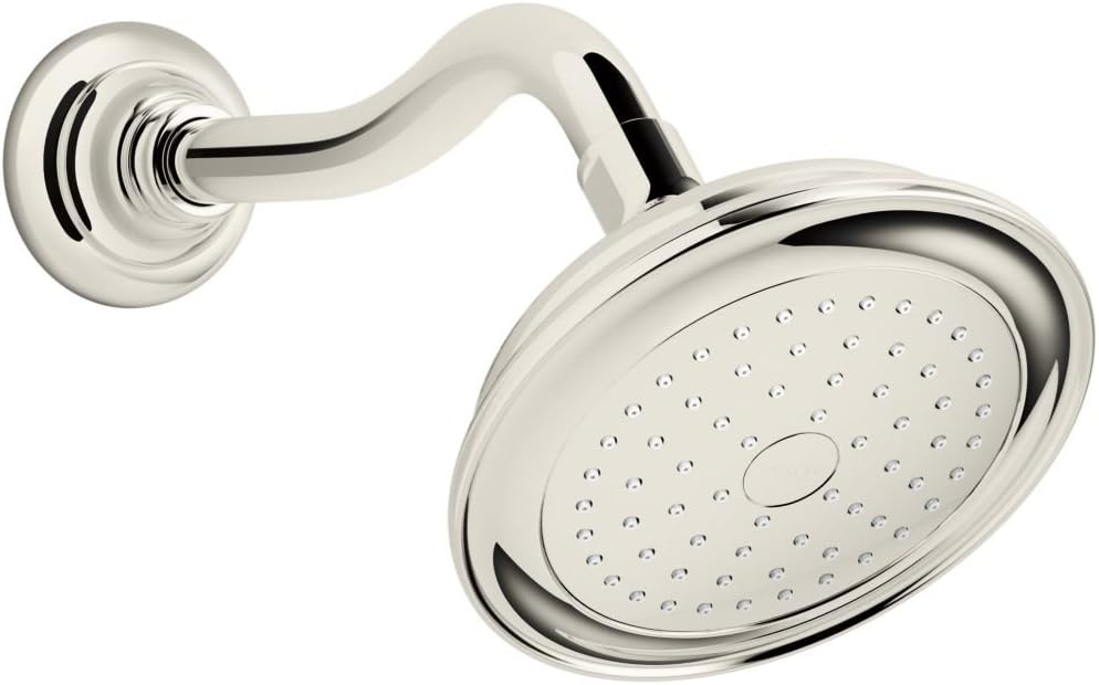 Kohler 72773-SN Artifacts® Single-function showerhead, 2.5 gpm, Vibrant Polished Nickel