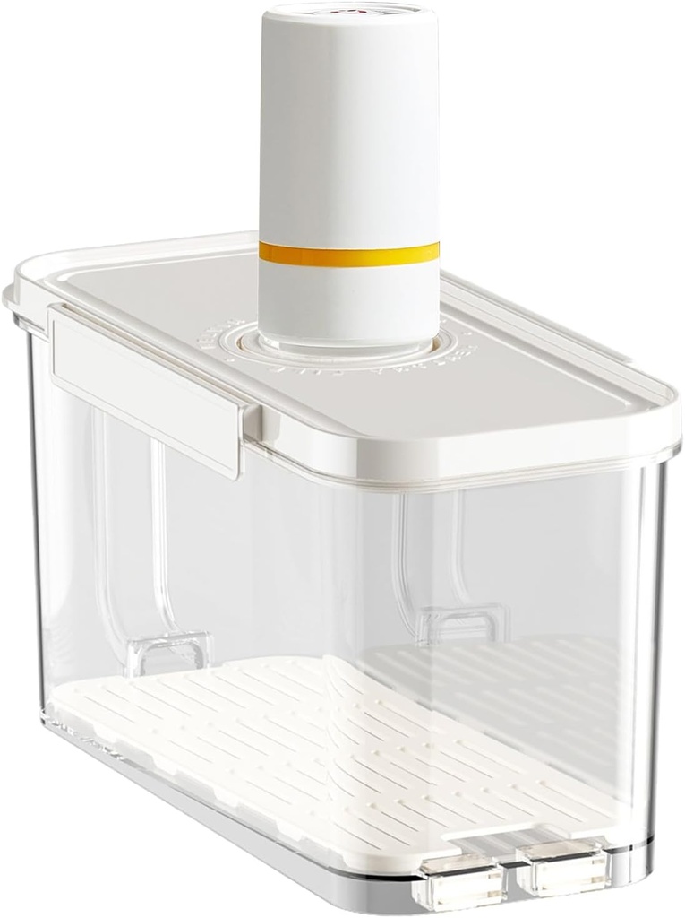 Vacuum Food Storage Box – Airtight Container, Fresh-Keeping Jar | Sealed Kitchen Organizer with Vacuum Pump for Vegetables, Meal Prep, Pantry Supplies, Refrigerator Use, Daily Food Preservation