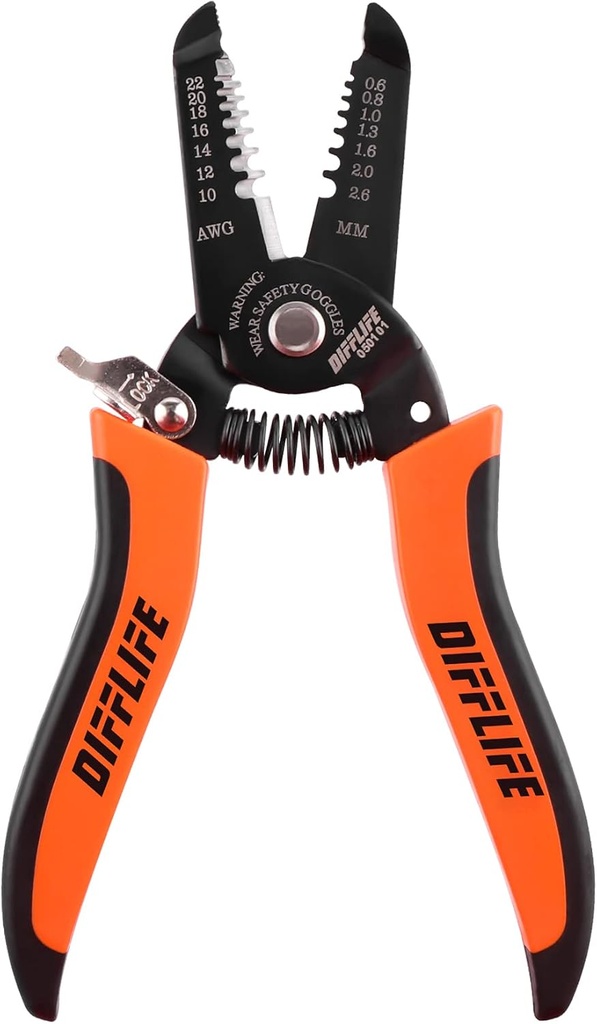 10-22 AWG Wire Stripper Cutter Wire Stripping Tool And Multi-Function Hand Tool，Professional Handle Design And Refined Craftsmanship.