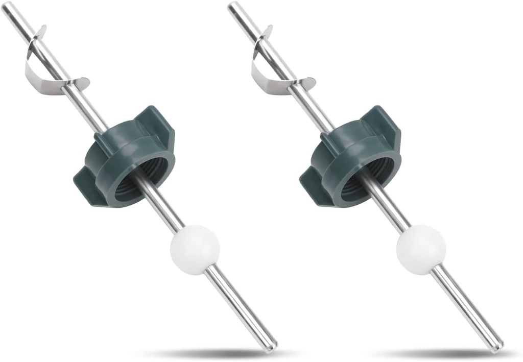 2Pcs Pivot Rod for Sink Stopper Lavatory Pop Up Assembly Replacement Parts Bathroom Faucet Repair Kit with Drain Ball Compatible with PS2673 Durable Pop Up Stopper Repair Accessories