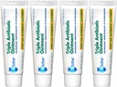 Globe Triple Antibiotic Ointment 1.0 oz (4 Pack), First Aid Ointment for Minor Scrapes, Cuts, and Burns to Help Prevent Infection, Compare to The Active Ingredients of The Leading Brand.