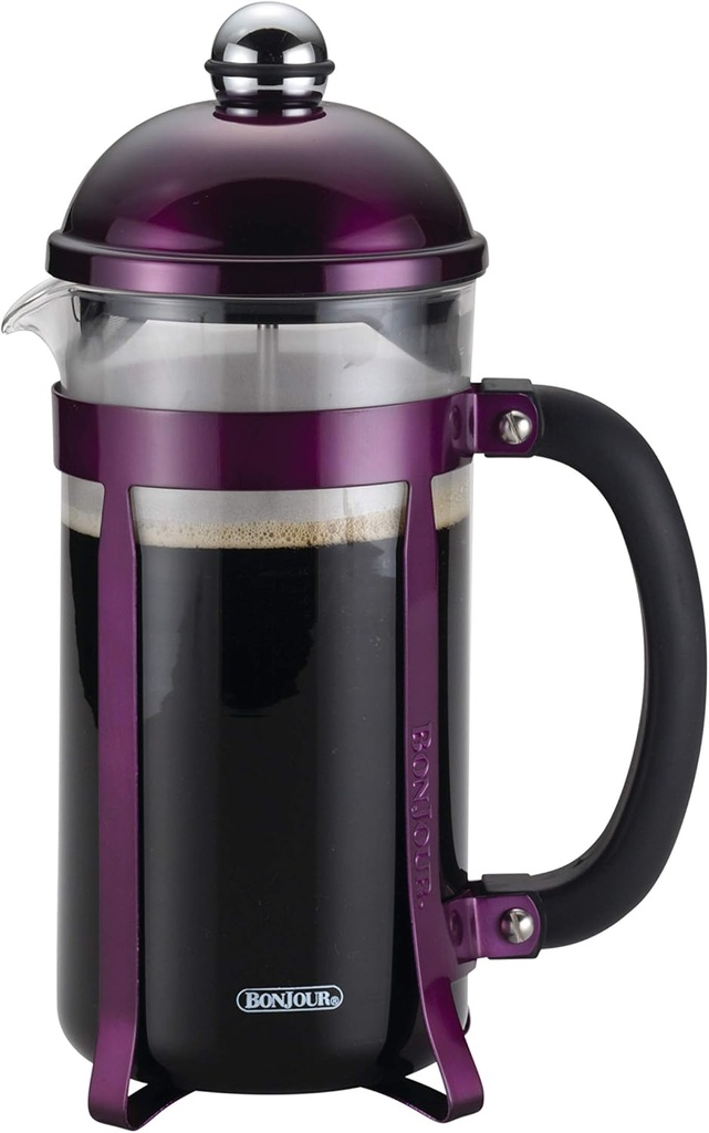 BonJour Maximus French Press Coffee Maker - 8 Cup, Purple