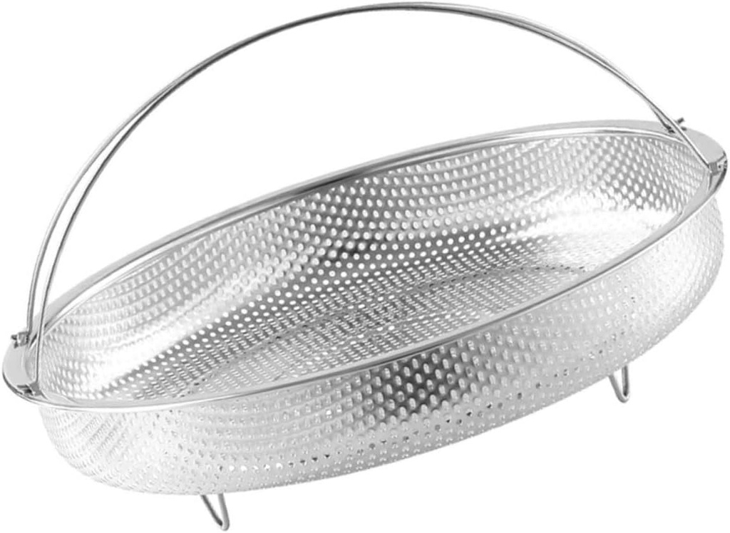 Food Steamer Basket Reusable Steaming Rack for Cooking for Steamed Buns Vegetables and Seafood Even Heat Distribution for Quick Cooking