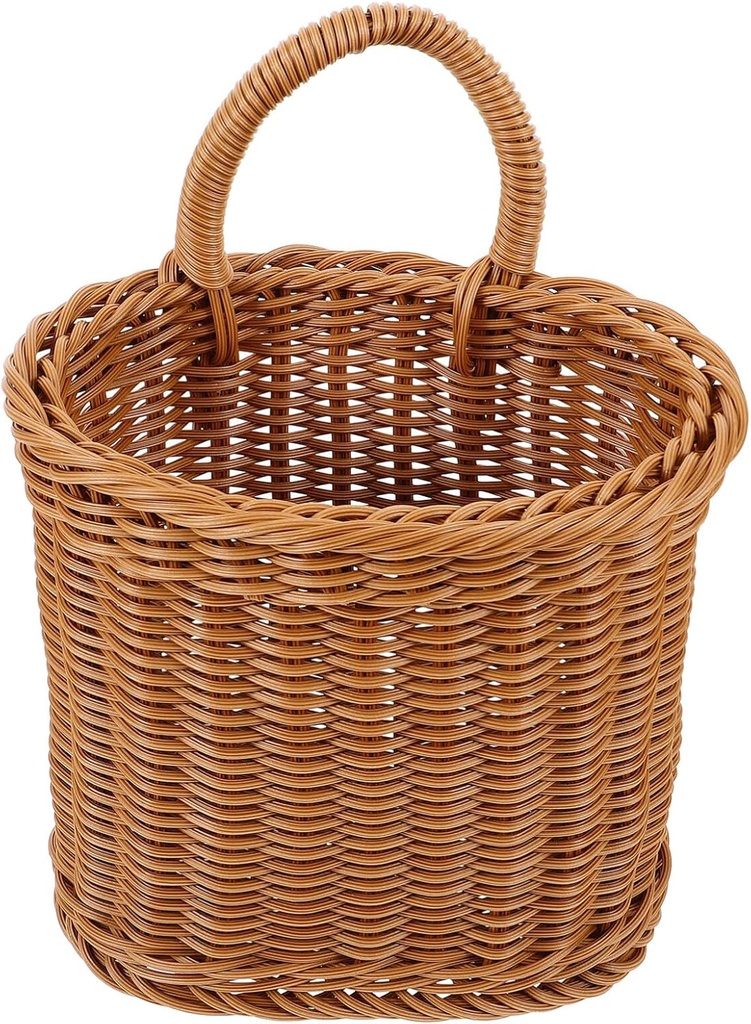 Decorative Wall Hanging Basket Kitchen Storage Woven Fruit Vegetable Ginger Garlic Baskets