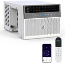 Window Air Conditioner,6000 BTU U-Shaped & Air Conditioner Window Unit,Window Ac - Ultra Quiet, Energy Efficient, Cools Up To 350 Sq.Ft.-App Control,6 Modes,Sleep Mode,For Bedroom,Office,Room