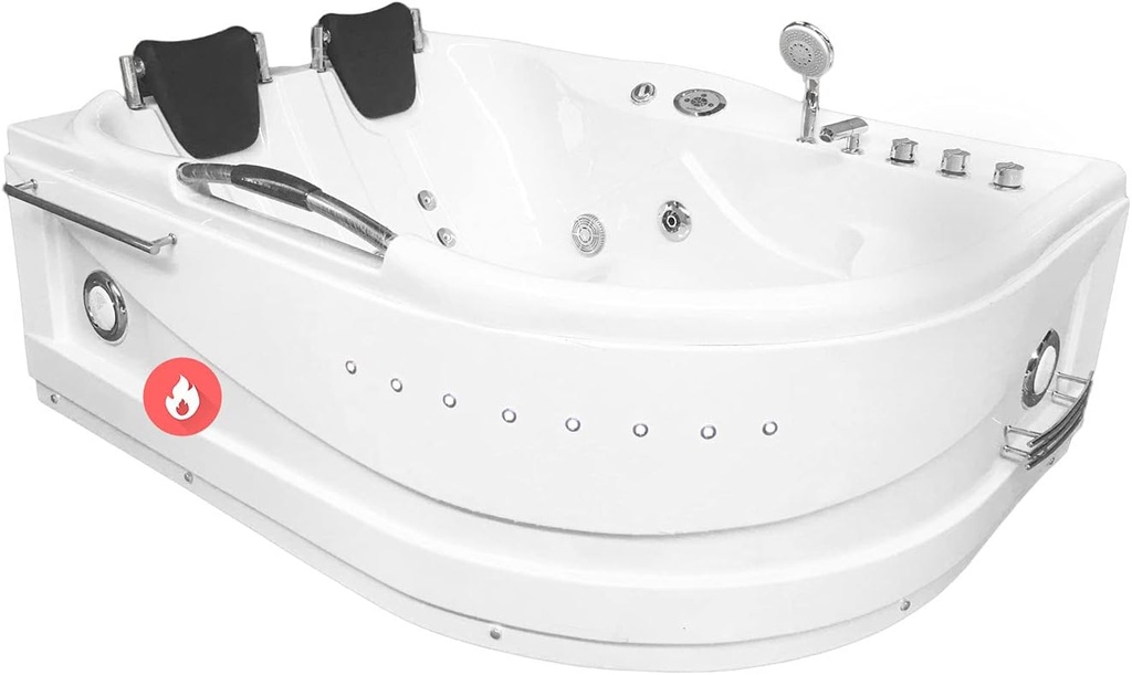 Whirlpool Massage Hydrotherapy Bathtub hot tub 2 Person Cayman with Heater