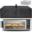 Air Fryer Oven Cover Waterproof And Dustproof, Suitable for Ninja SP101/SP201/SP351 Air Fryer Oven, Black, Nylon