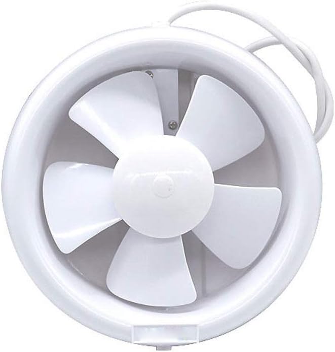 Circular Ventilation Fan,Plastic Pipe Exhaust Bathroom Fan Household Office Quiet Edition