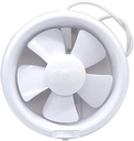 Circular Ventilation Fan,Plastic Pipe Exhaust Bathroom Fan Household Office Quiet Edition