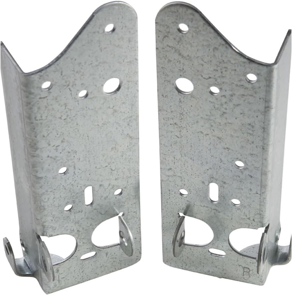 GarageDoorProject® Replacement Part -Commercial Bottom Brackets for 2'' & 3'' Track Garage Door - Garage Door Reinforcement Brackets - USA Vendor 100% OEM Manufactured - New Production 9 1/4" x 3" x 1 3/4"