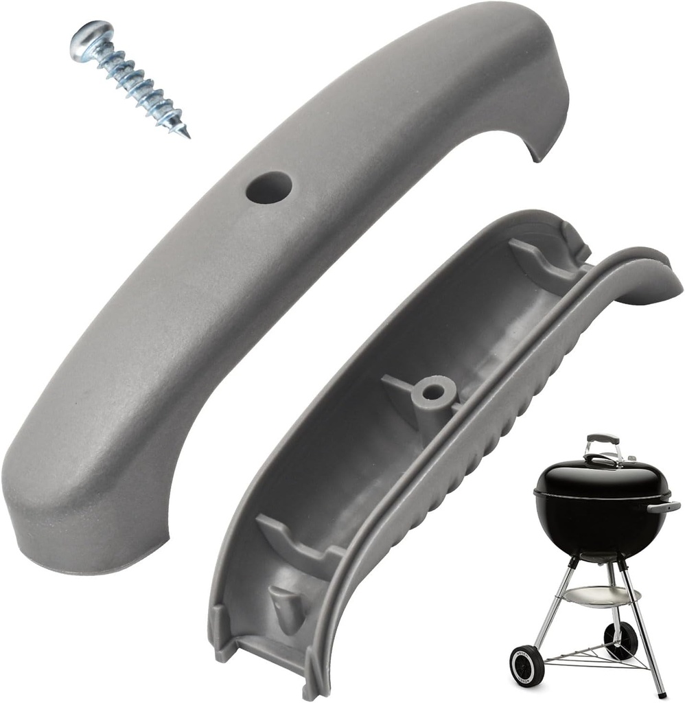 80671 Charcoal Grill Lid Handle for Weber 18” 22” 26” Bar-B-Kettle Grill, Master-Touch Kettle Grill, Touch-N-Go Performer Grill, One Touch Kettle Grill Models